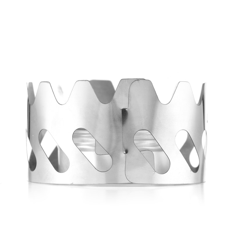 Mini Backpacking Stove Portable Camping Alcohol Burner with Windshield Ultralight Camp Stove