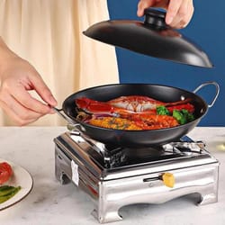 stove stainless steel burner mini camping hotpot stove