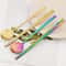 Stainless Steel Chopsticks Set With Soup Spoon Matt Dinnerware 2