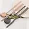 Stainless Steel Chopsticks Set With Soup Spoon Matt Dinnerware 5