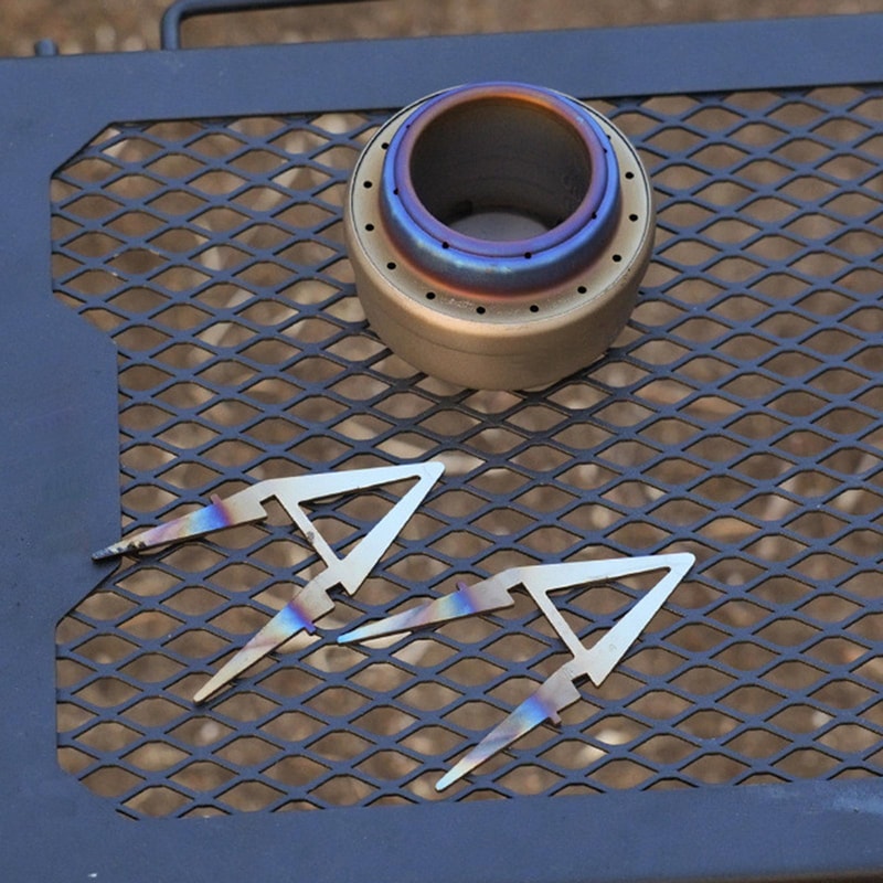 Camping Stove Stand Stainless Steel Foldable Pot Support For Alcohol Burner Outdoor Cooking 2