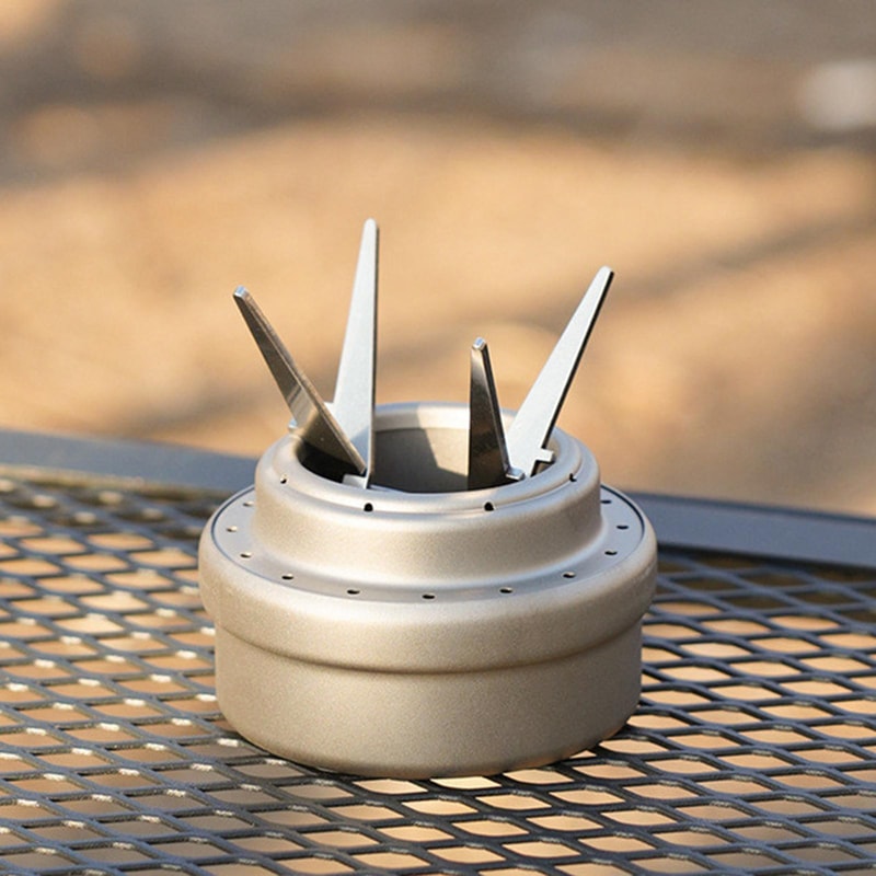 Camping Stove Stand Stainless Steel Foldable Pot Support For Alcohol Burner Outdoor Cooking 5
