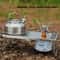 Portable Camping Stove Table Set Folding Camping Table With Outdoor Gas Stove For BBQ Picnics 1