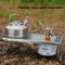 Portable Camping Stove Table Set Folding Camping Table With Outdoor Gas Stove For BBQ Picnics 1