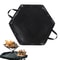 Hexagonal Fire Pit Mat Heat Resistant Foldable Camping Fireproof Pad 0