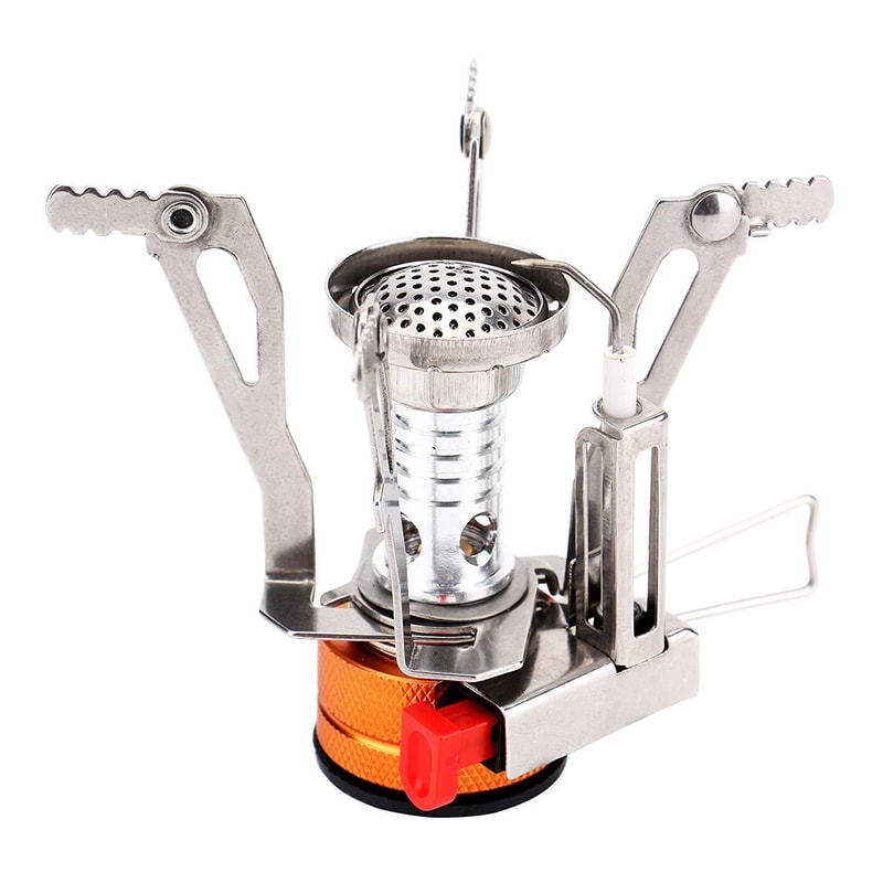 Portable Camping Stove Mini Gas Burner Compact Backpacking Cooking Stove 5
