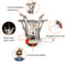 Portable Camping Stove Mini Gas Burner Compact Backpacking Cooking Stove 6