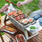 Stainless Steel Charcoal Grill Foldable BBQ Grill for Outdoor Camping Picnic Cooking