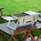 Stainless Steel Charcoal Grill Foldable BBQ Grill for Outdoor Camping Picnic Cooking