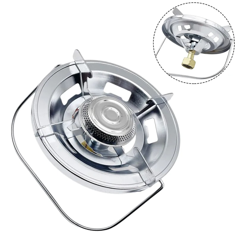 Camping Gas Burner Head With Handle Compact Camping Stove For Outdoor Cooking 2