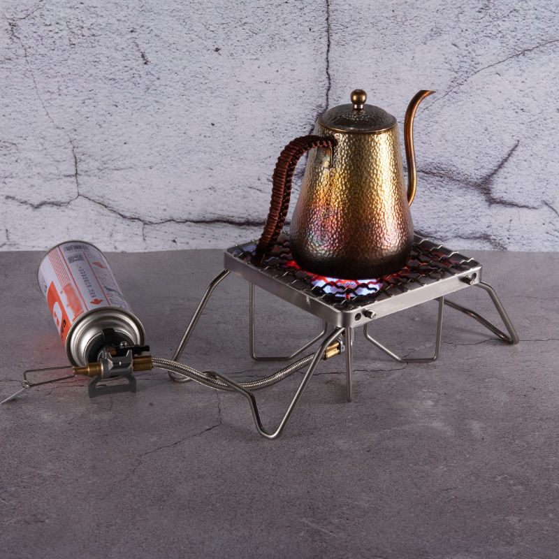 Folding Campfire Grill Stainless Steel Camping Cooking Rack 1