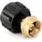 Propane Refill Adapter Fo Bottles Solid Brass LP Tank Coupler Safe Easy Transfer 0