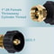 Propane Refill Adapter Fo Bottles Solid Brass LP Tank Coupler Safe Easy Transfer 6