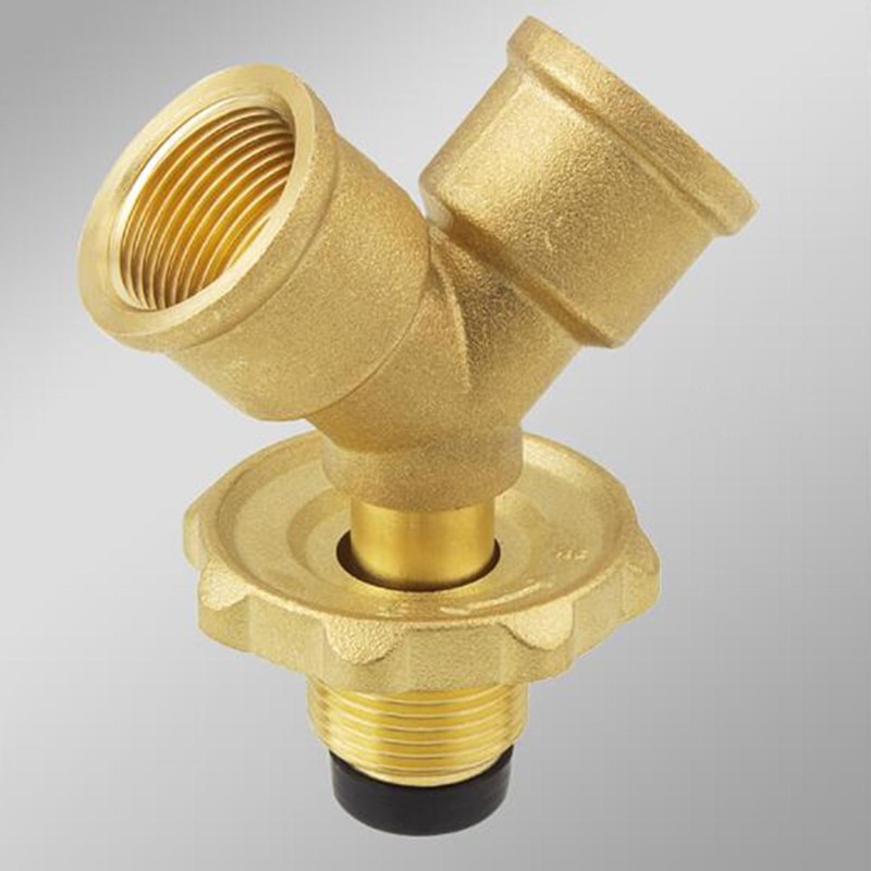 Propane Tank Splitter With Shut Off Valve For Grill Camping Stove Quick Connect Adapter 6