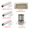 Stainless Steel Tent Stove Pipe With Spark Arrestor Cap For Hot Tent Camping 3