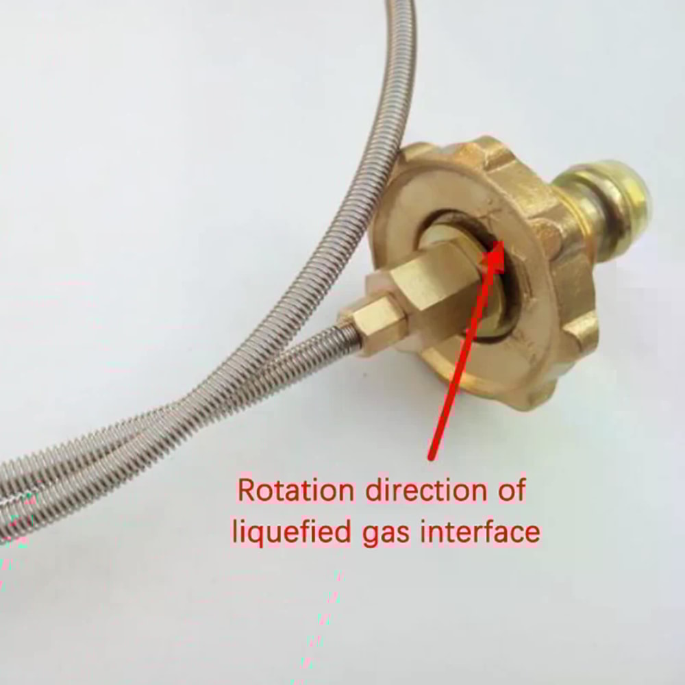 Portable Stove Gas Adapter Butane To Propane Refill Converter For Outdoor Cooking 3