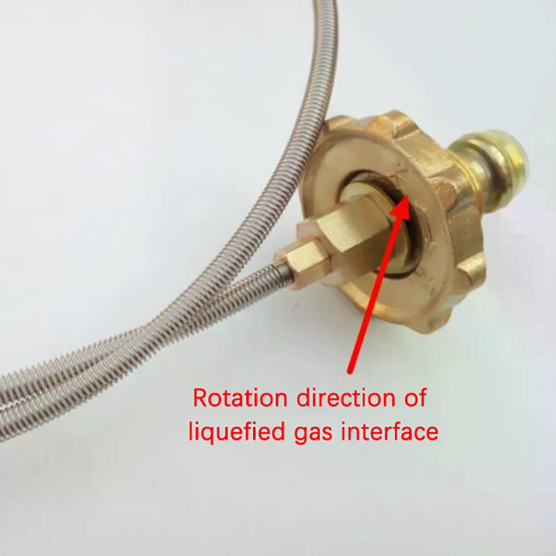 Portable Stove Gas Adapter Butane To Propane Refill Converter For Outdoor Cooking 3