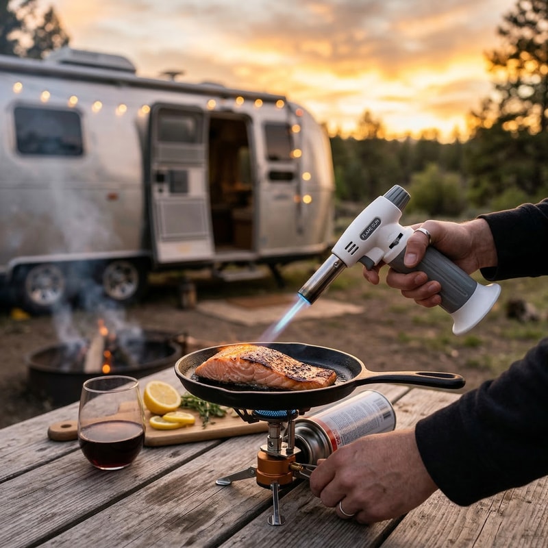 Butane Torch Lighter For Cooking BBQ And DIY Heating 2