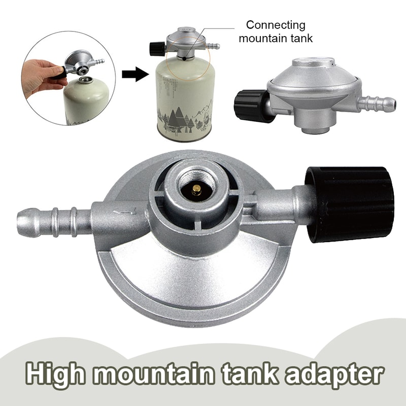 Adjustable Low Pressure Gas Regulator With Hose Barb For Camping Stove Grill Heater 1