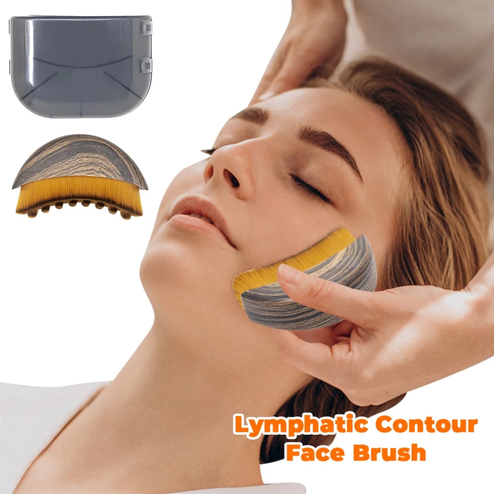 Lymphatic Face Sculpting Brush For Contour Puffiness Relief 1