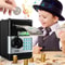 Kids ATM Piggy Bank With Password Lock Automatic Cash Saver 0