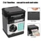 Kids ATM Piggy Bank With Password Lock Automatic Cash Saver 3