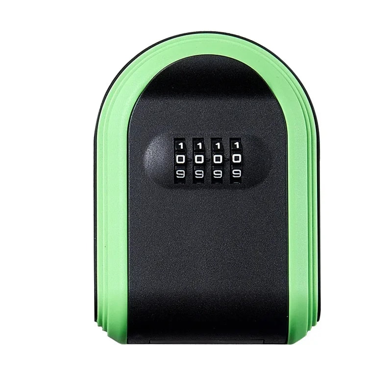 SecureGuard Wall Mounted Key Safe Lock Box With Digit Combination For Indoor Outdoor Key Storage 6