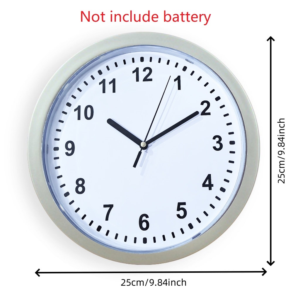 Hidden Safe Wall Clock With Secret Compartment For Cash Jewelry Keys 7