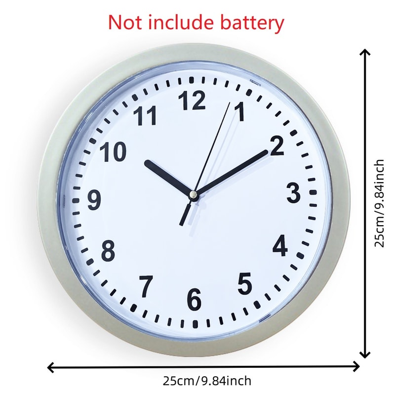 Hidden Safe Wall Clock With Secret Compartment For Cash Jewelry Keys 7