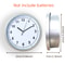 Hidden Safe Wall Clock With Secret Compartment For Cash Jewelry Keys 5