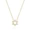 Sterling Silver Star Of David Necklace Elegant Gold Silver Jewish Pendant For Women 5