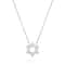 Sterling Silver Star Of David Necklace Elegant Gold Silver Jewish Pendant For Women 6