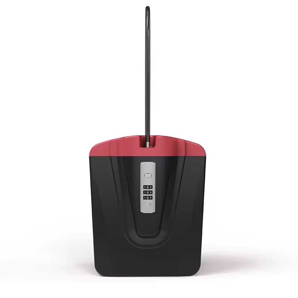 Portable Beach Safe Lock Box With Cable Outdoor Security Storage Case 6