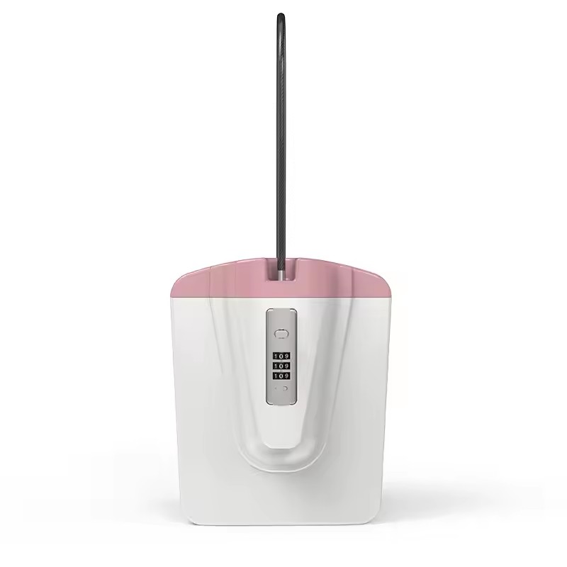 Portable Beach Safe Lock Box With Cable Outdoor Security Storage Case 4