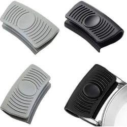 silicone pan handle grip set heat resistant pot handle cover for cast iron skillets