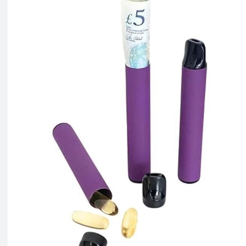 Creative Hidden Storage Box Cigarette Pipe Case Discreet Money And Medicine Organizer 0