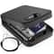 Portable Gun Safe Box With Combination Lock And Security Cable For Travel And Home Protection 0