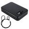 Portable Gun Safe Box With Combination Lock And Security Cable For Travel And Home Protection 4