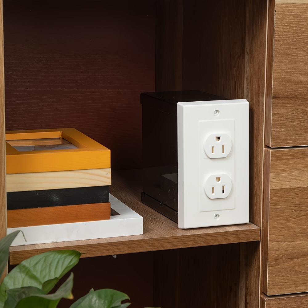 Hidden Wall Outlet Safe Box For Cash Jewelry Secret Storage 5