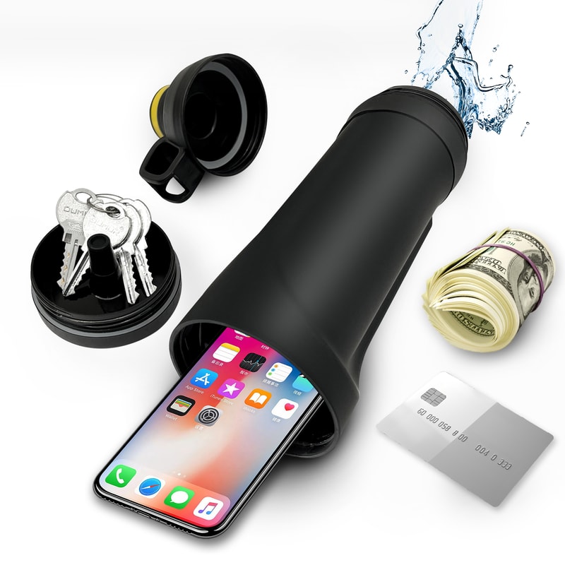 Hidden Safe Water Bottle With Secret Compartment For Travel Security 1
