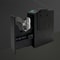Biometric Handgun Safe with Auto Sliding Door for Nightstand, Desk & Truck