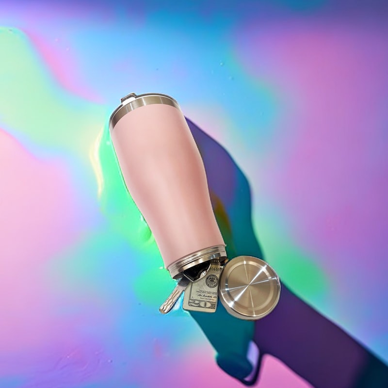 Diversion Safe Tumbler With Hidden Compartment Stainless Steel Secret Stash Coffee Mug 1