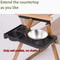 Portable Camping Chair Side Tray With Cup Holder And Storage Organizer 2