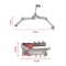 Foldable Camping Gas Canister Stand Stainless Steel Portable Stove Stabilizer For Outdoor Cooking 3