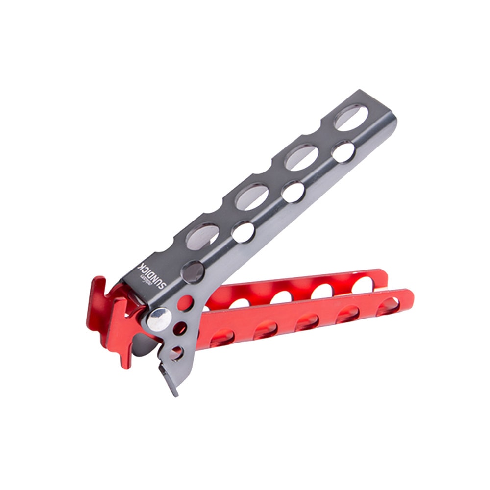 Portable Camping Pot Gripper Clip AntiScald Pan Holder For Outdoor Cooking 6