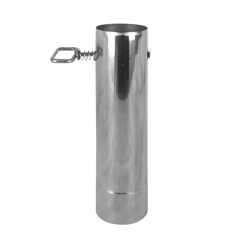 Stainless Steel Tent Stove Chimney Pipe Heat Shield Guard Adjustable Camping Stove Pipe 3
