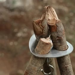 portable camping tripod hook kit for campfire cooking adjustable stainless steel hanging pot rack