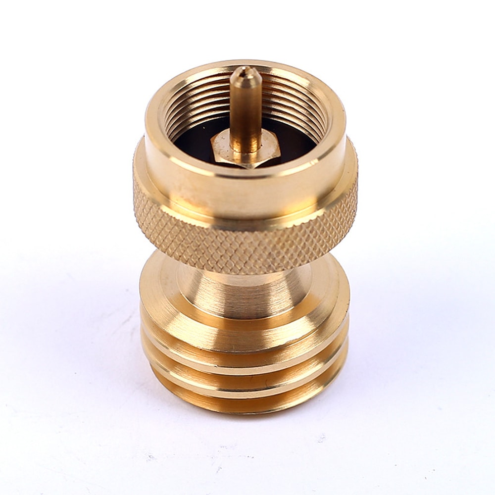 Propane Tank Adapter Brass Converter For Camping Stoves And Grills 1