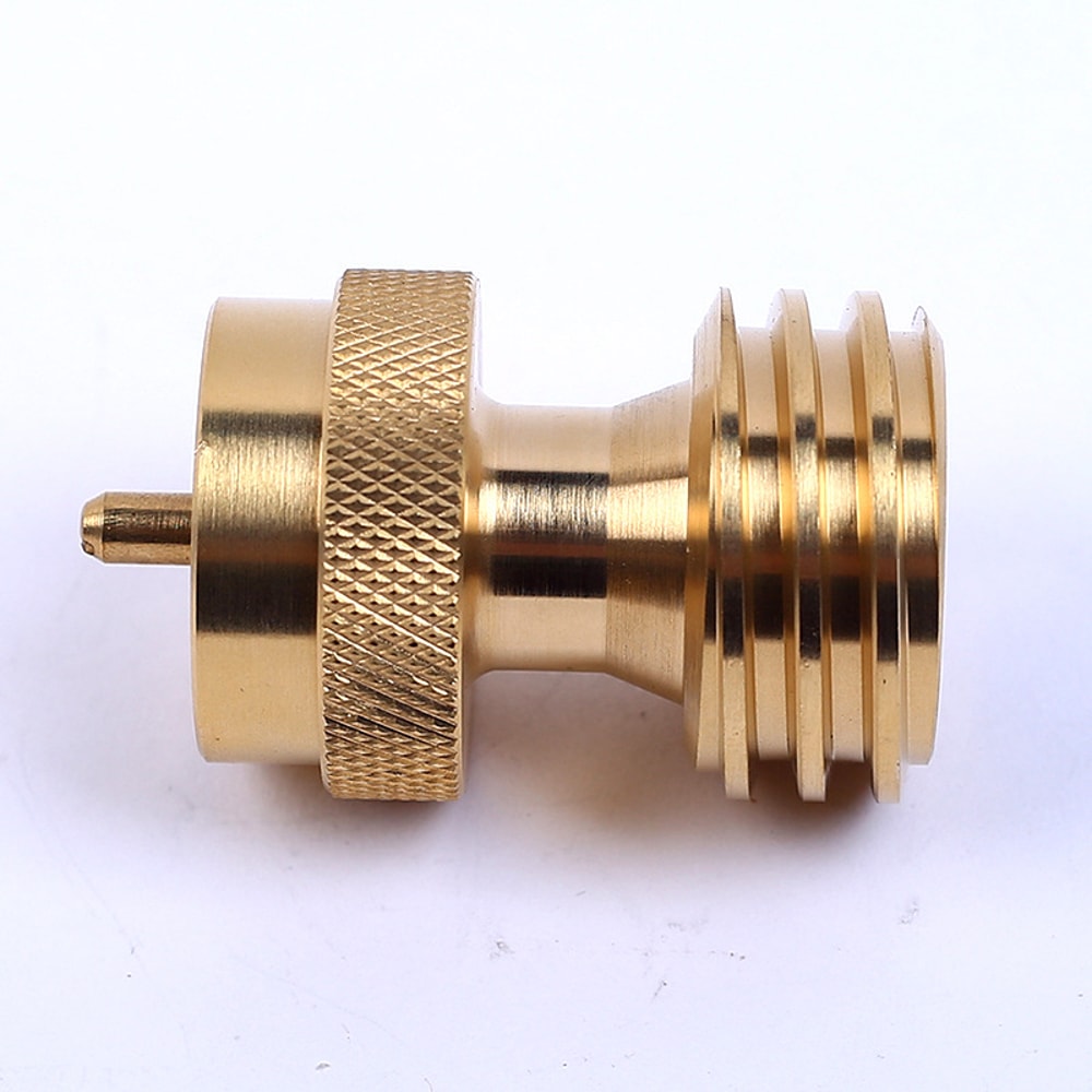 Propane Tank Adapter Brass Converter For Camping Stoves And Grills 2