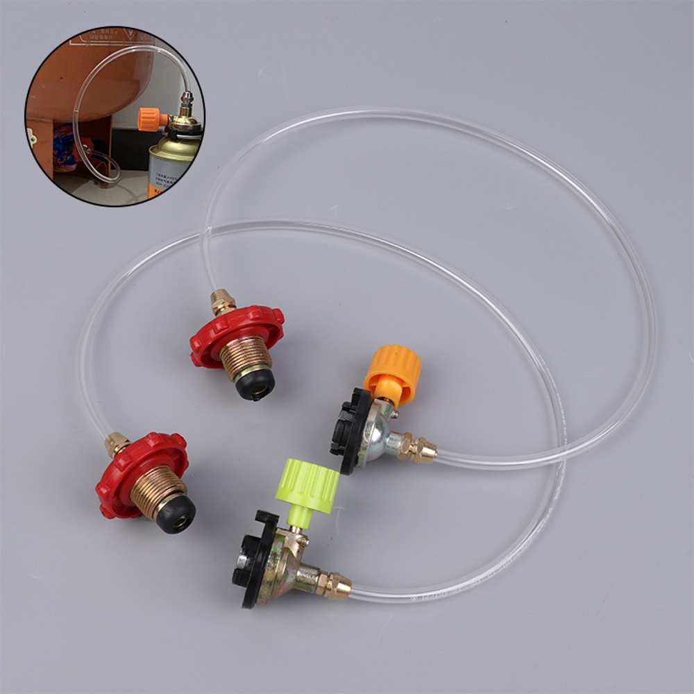 Portable Camping Gas Refill Adapter Valve For Cassette Butane Canisters 1